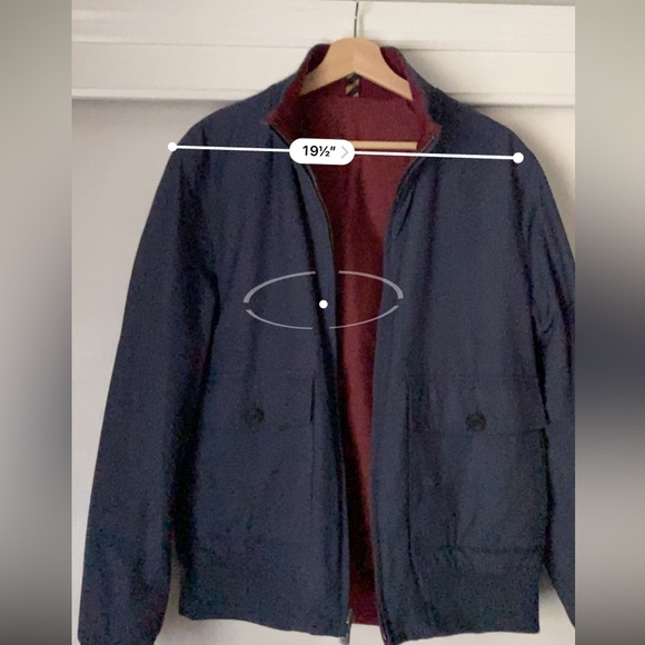 NWOT Reversible Brooks Brothers Bomber Jacket - Picture 7 of 12